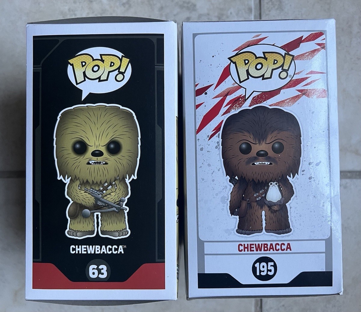 Funko Pop Star Wars Chewbacca + with Porg Flocked FYE Exclusive