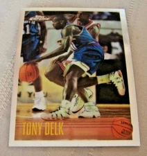 1996-97 Topps Chrome Tony Delk #155 Rookie Charlotte Hornets 