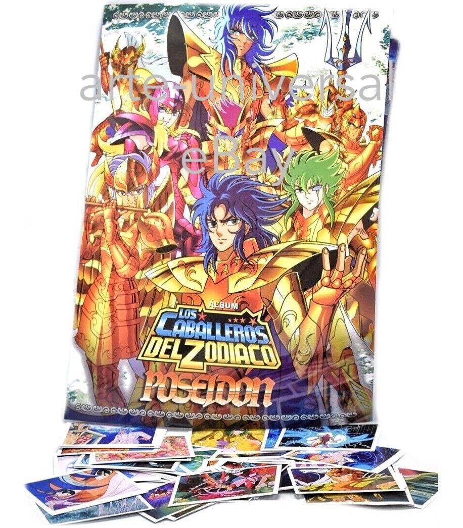 ALBUM SAINT SEIYA SOUL OF GOLD + SET COMPLETO