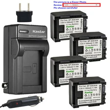 Kastar Battery AC Travel Charger for Canon BP-809 BP809 BP-809B BP-809S Battery