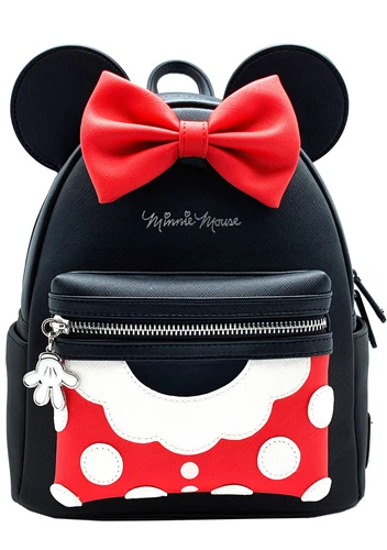 NEW LOUNGEFLY X LASR Exclusive Disney Minnie Mouse Dress Mini Backpack SALE