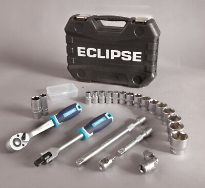 Eclipse ESS24PS 1/2'' Antrieb 24 Stück imperial Steckschlüsselsatz 3/8'' - 1,1/4'' AF