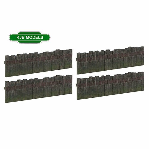 BNIB OO Gauge Bachmann 44-595 Sleeper Built Fencing (x4) - Picture 3 of 3