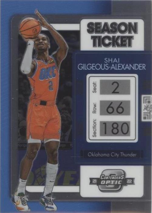 2021-22 Panini Contenders Optic - Shai Gilgeous-Alexander #77 - 1 of 1