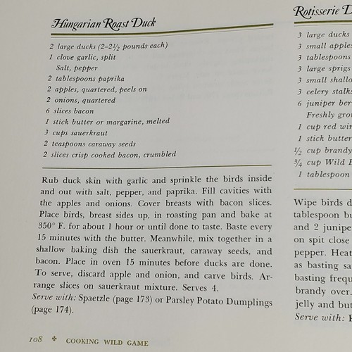 Cooking Wild Game Cookbook Zack Hanle Big Small Game Venison Fowl Bird Hunting - Foto 9 di 12