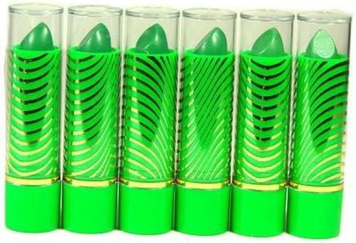 Rossetto Aloe Vera Color Change Mood Rossetti Assortiti 6 Pz Verde... - Foto 4 di 12
