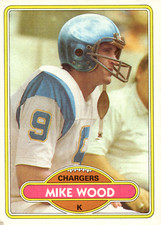 1980 Topps - #48 Mike Wood Chargers