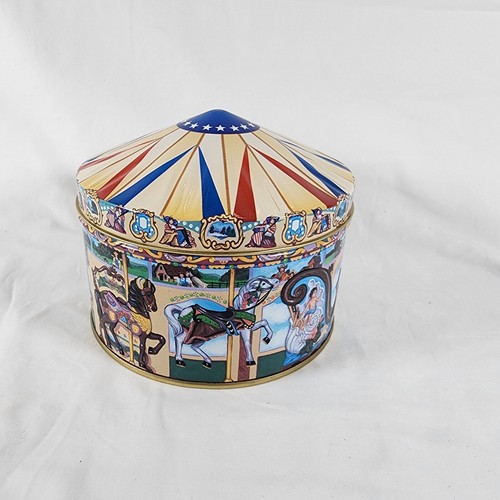 1996 Hersheypark Carrousel Tin Series #13 & Candy Store Collector Tin Lot Of 2 - Picture 3 of 17