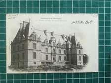 sa106 postcard BE circa 1900 Brittany - Castle of Brittany Grée de Callac Monteneuf