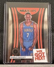 2019-20 Hoops Premium Stock WE GOT NEXT Darius Bazley #16 Oklahoma City Thunder