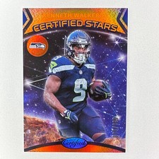 2024 Certified - Kenneth Walk Certified Stars Orange Mirror /149 #1 Seahawks