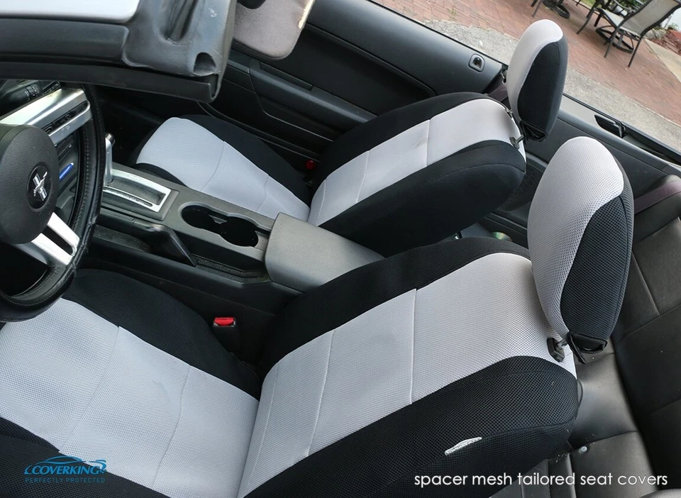 Fundas de asiento a medida personalizadas de malla espaciadora para Fiat 500L - Hechas a pedido Foto 3 de 4