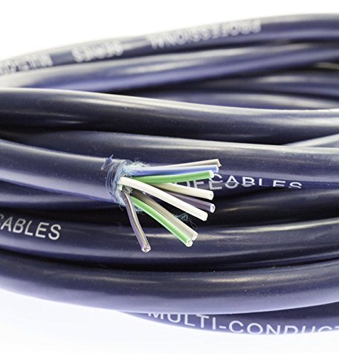 Remolque Voodoo calibre 18 AWG 9 conductores velocidad cable azul cadena de cobre... - Imagen 1 de 4