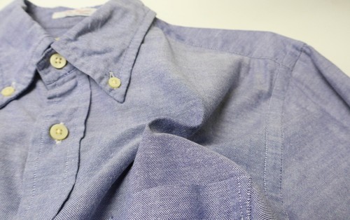 GANT The Hugger Old Loom Oxford Shirt Men MEDIUM Button Down Blue - Bild 8 von 8