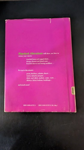 Slapdash alterations: How to recycle your wardrobe Hardback VTG Book Hipster - Foto 2 di 5