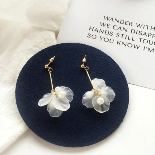 Women Earrings Long Hanging Flower Crystal Handmade Bohemia Boho Jewelry Gift - Picture 4 of 19