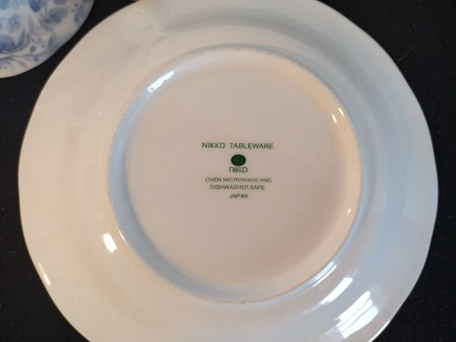Nikko Tableware, Blue "Tea Rose" Cup And Saucer - Picture 5 of 5