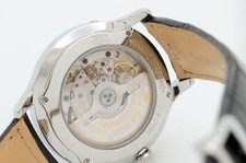 Jaeger LeCoultre Master Control Moon Black Full Calendar Stainless Steel Watch 18