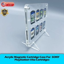 PSV Acrylic Magnetic PSVita Cartridges Display Case For SONY PlayStation Vita