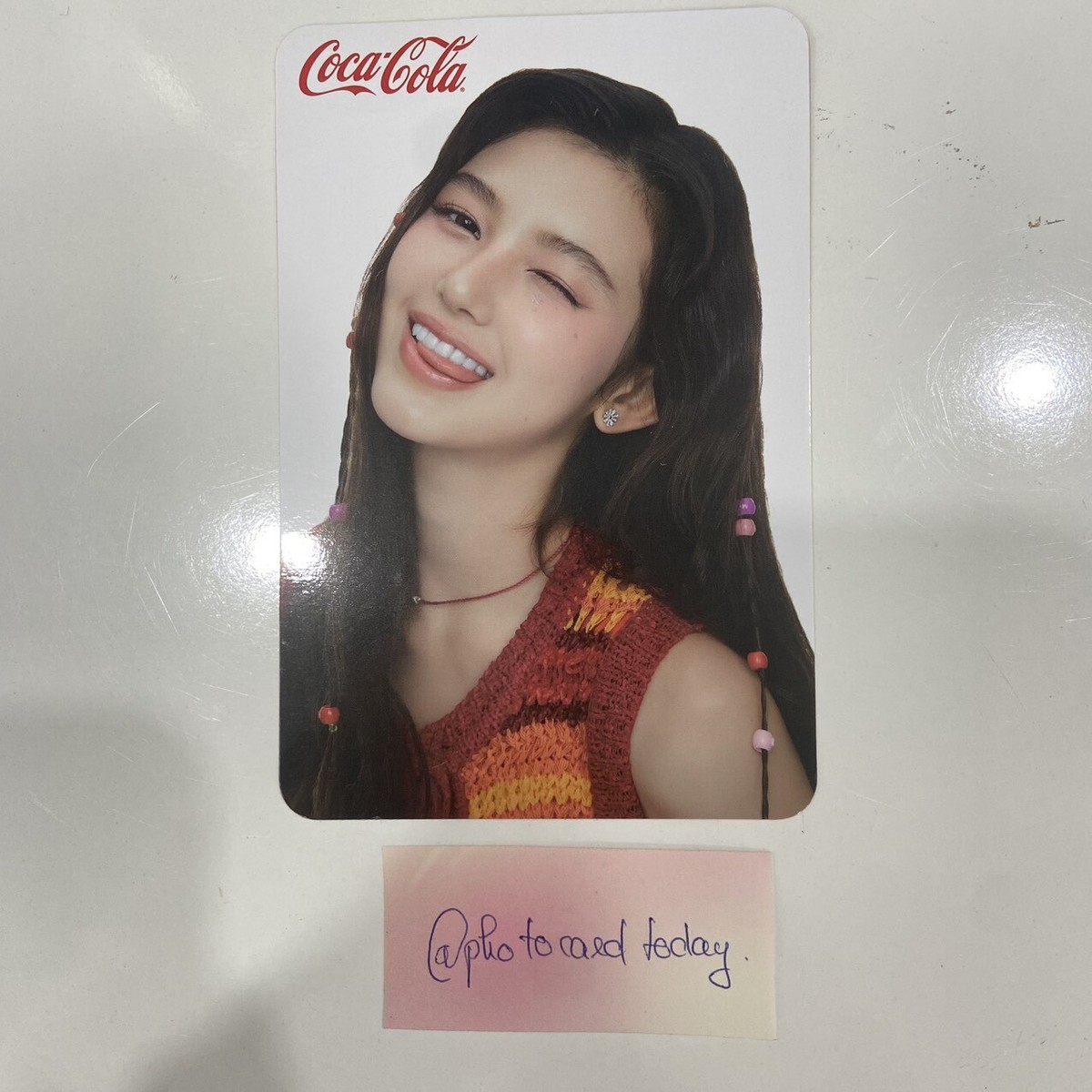 Newjeans x Coca Cola Collaboration LIMITED OFFICIAL PHOTOCARD | eBay