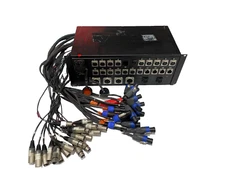 Stage Box W/(2) NL4 (20)XLR and (2)Whirlwind Inputs #8156 (One)THS