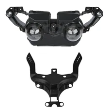 Front Headlight Assembly W/Upper Fairing Stay Bracket Fit For Yamaha YZFR1 09-11