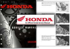 Honda CR250R Service Workshop Repair Shop Manual CR250 R 1997 1998 1999 CR 250