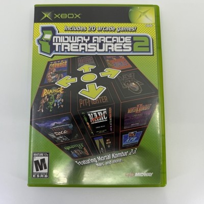 Midway Arcade Treasures 2 Microsoft Xbox CIB Complete Tested