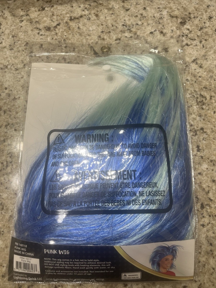 New Punk Blue Thing 1 2 3 Wig Halloween Kangaroo Brand | eBay
