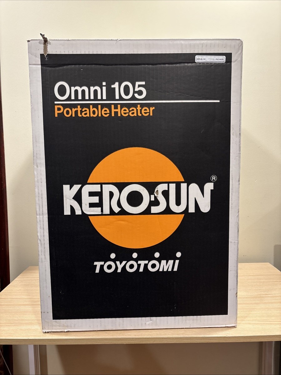 KEROSUN Omni 105 Toyotomi Kerosene Heater 23000 Btu. Pre-owned for