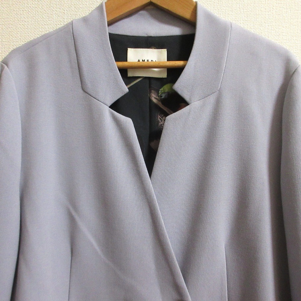 22SS Ameri Printed Lining Jacket, Size Small, Pur… - image 6