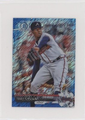 2017 Bowman Chrome Minis Prospects Blue Shimmer Refractor Touki Toussaint nu7