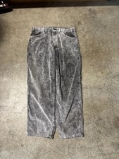 Vintage Levi s 90s Corduroy Gray Pants 33x30 measurements 31x25