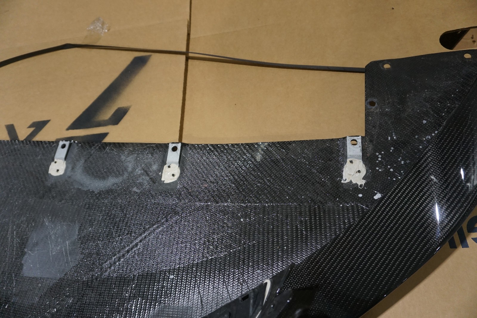670175067 2022 Maserati MC20 Lower Front Bumper / Splitter Carbon Fiber Take Off