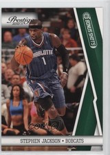 2010-11 Prestige Bonus Shots Green 4/25 Stephen Jackson #12 0o9
