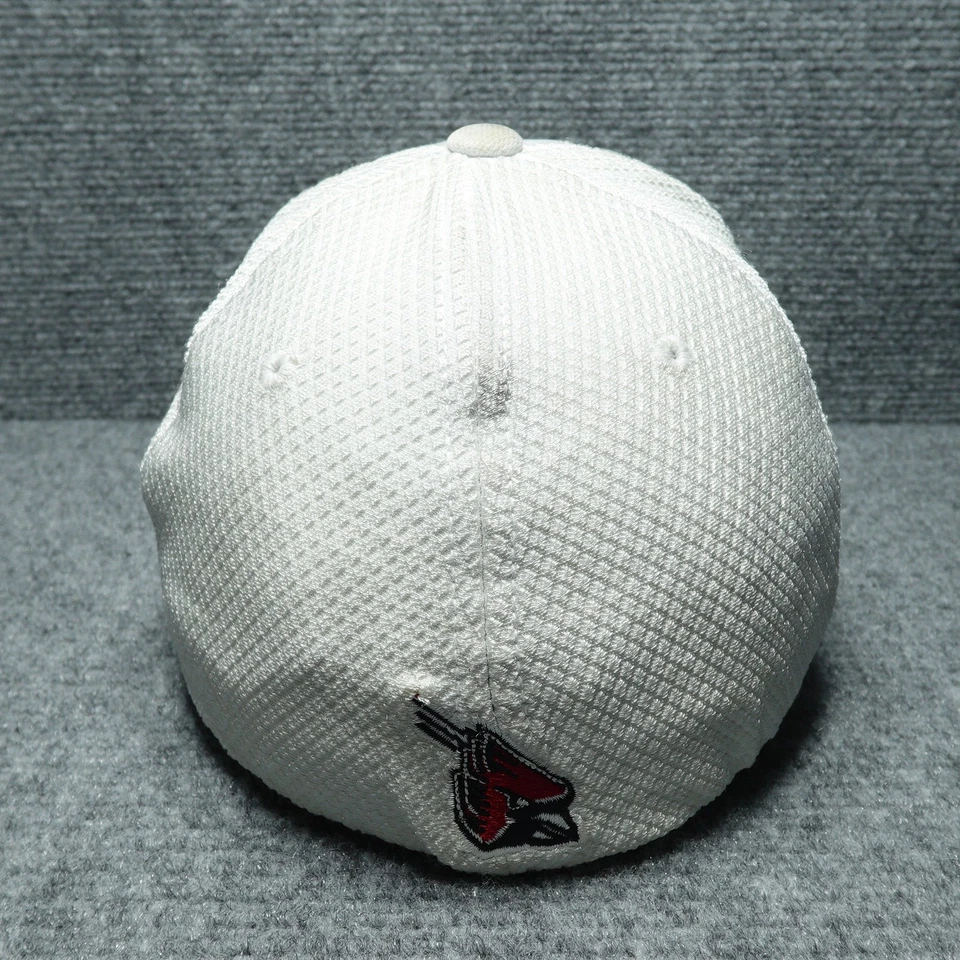Ball State Cardinals Hat Cap Fitted Mens White One Size NCAA Baseball College - Image 3 of 4