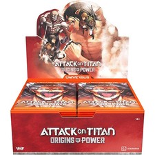 1x Universus - Attack on Titan Origins of Power (Booster Box) Brand New Sealed