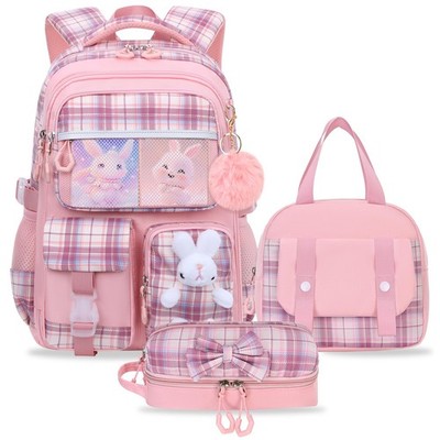 Girls Backpack Set,Cute Kids School Backpack For Girls,Childrens Schoolbag Fo...