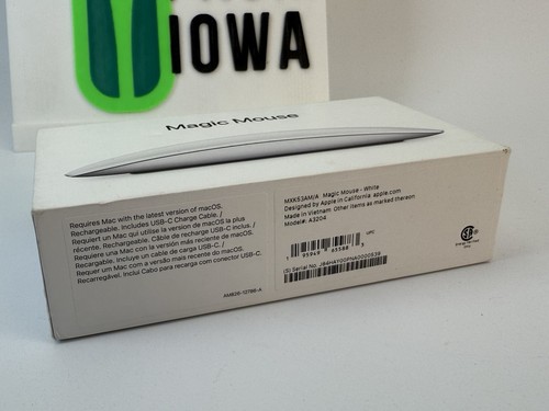 New Apple Magic Mouse USB-C - Multi-Touch Surface - Wireless - 2025 - SEALED - Picture 3 of 3