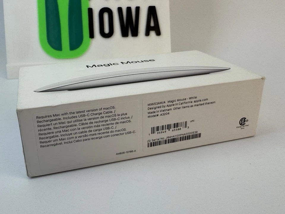 New Apple Magic Mouse USB-C - Multi-Touch Surface - Wireless - 2025 - SEALED - Image 3 of 3