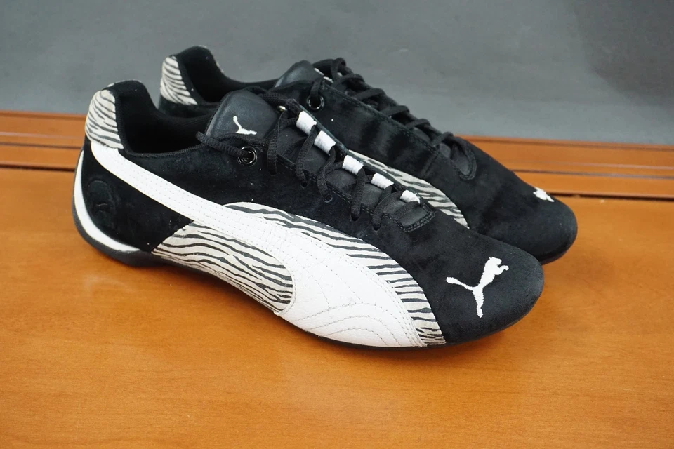 Puma Drift Cat туфли женщин 8,5 черный Motorsport низкий профиль замши зебра кроссовок - Изображение 3 из 4