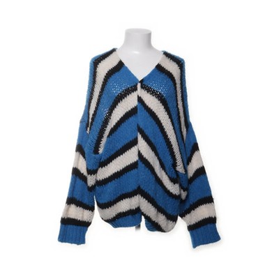 Sassy Classy, Strickjacke, Damen, Größe: ONE SIZE, Blau/Schwarz/Weiß #Db7