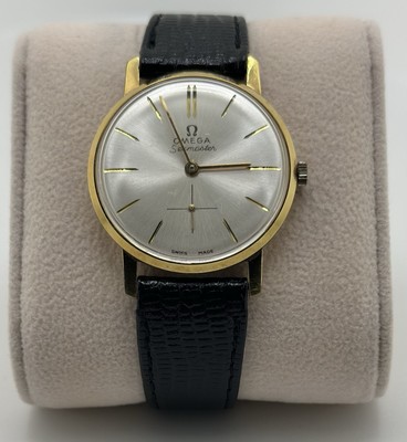 Vintage 18k Yellow Gold Omega Seamaster Unisex Automatic Wrist