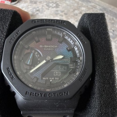 CASIO G-SHOCK GA-2100RW-1A Rainbow Brick Wall Analog Digital Carbon Watch Men
