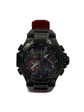 CASIO Solar Analog Rubber Black Red JAPAN