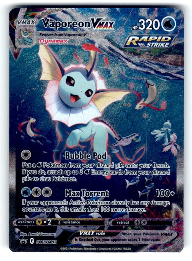 Vaporeon VMAX Pokémon TCG Cards for sale | eBay