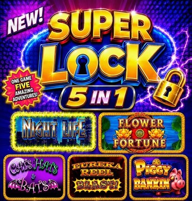 SUPER LocK Link By HeT 5 IN 1 GAME BOARD FIRE Link slot machine HET