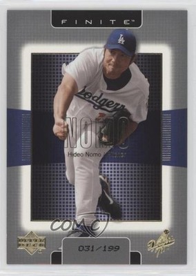 2003 Upper Deck Finite Gold 31/199 Hideo Nomo #48 l8x