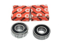 FAG Ball Bearing 6203.2RSR.C3.L38 Lot of 2 NOS