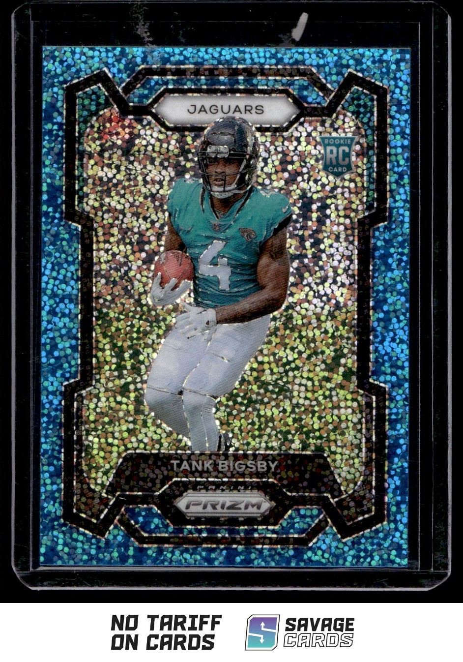 2023 Panini Prizm Blue SParkle Tank Bigsby RC /96 #348 Jacksonville Jaguars